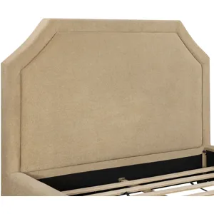 Gwen Mellow Teak King Bed 6/6