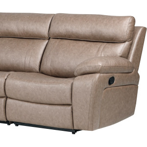 Theon Stokes Toffee Right Arm Facing Recliner