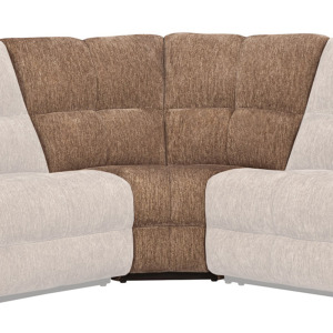 Bronco Plush Tobacco Corner Wedge