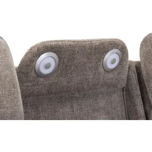 Colton Branson Tweed Power Zero Gravity Sofa and 2 Recliners with Immersive Audio