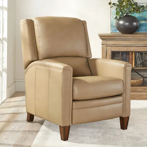 Connor - Luxe Latte Power High Leg Recliner w/Power Headrest