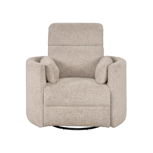 Radius - Burlap Manual Swivel Glider Recliner