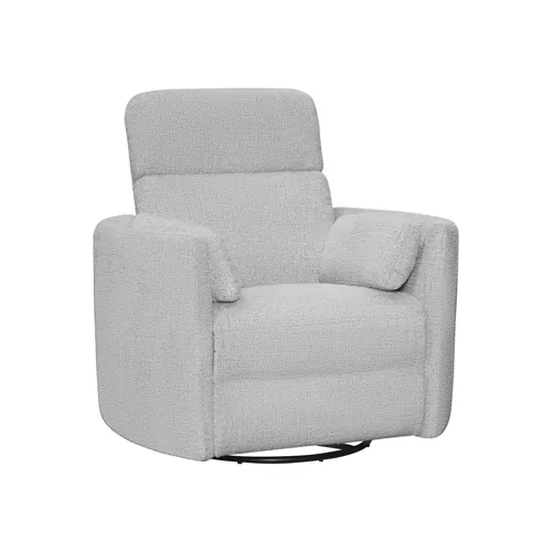 Radius - Angora Linen Manual Swivel Glider Recliner