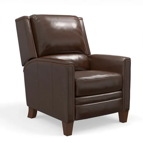 Connor - Espresso Manual Pushback High Leg Recliner