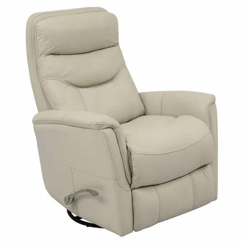 Gemini Ivory Manual Swivel Glider Recliner