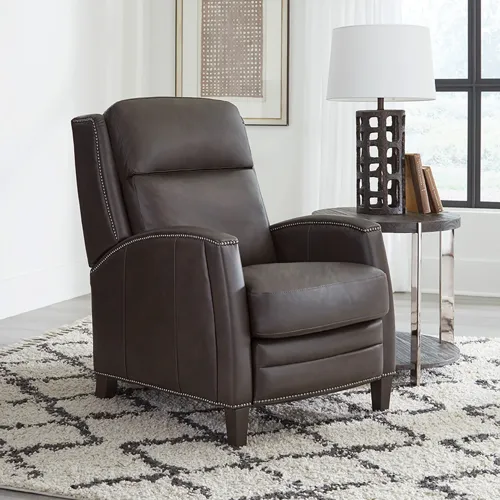 Vermont - Slate Noire Power High Leg Recliner w/Power headrest