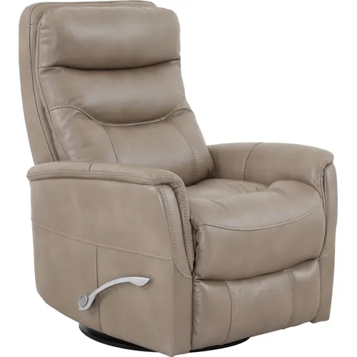 Gemini Manual Swivel Glider Recliner - Linen