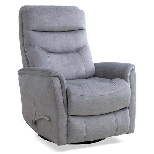 Gemini Capri Silver Manual Swivel Glider Recliner