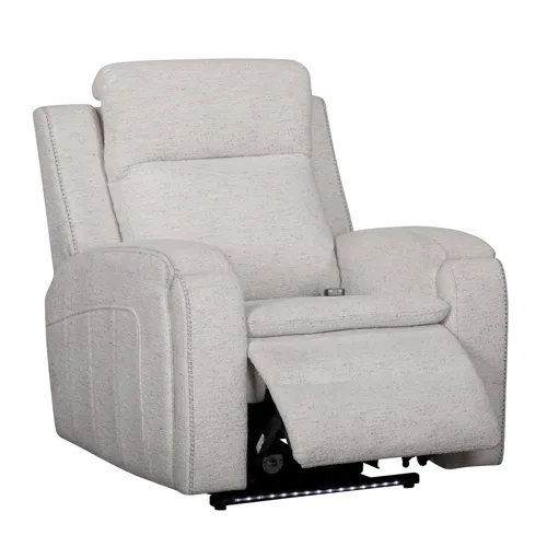 Armstrong - Clearwater Sand Power Recliner w/Heat Massage & Rocker
