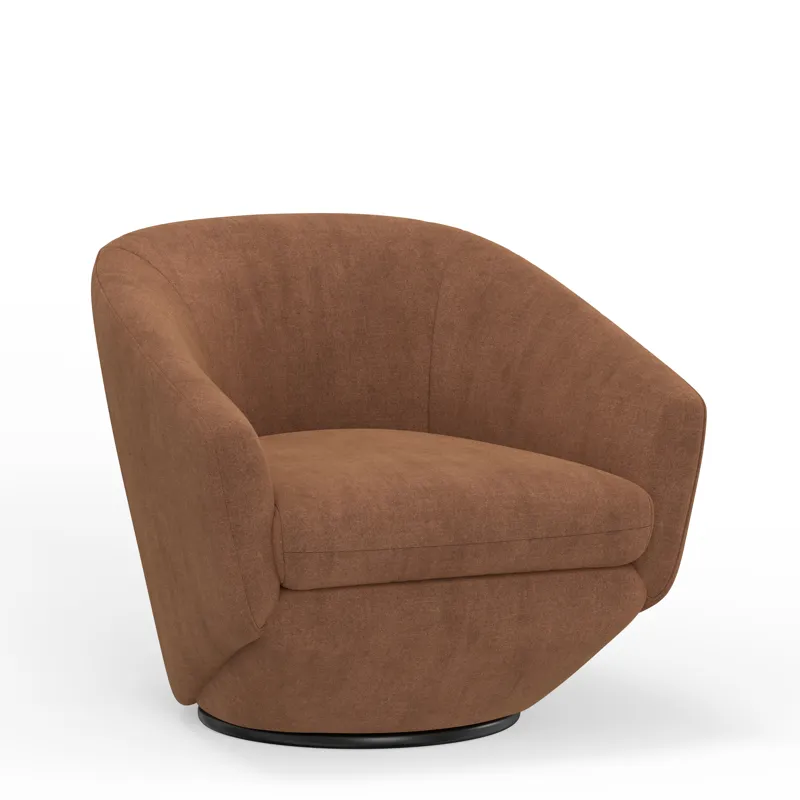 The Twist Elise Rust Swivel Chair