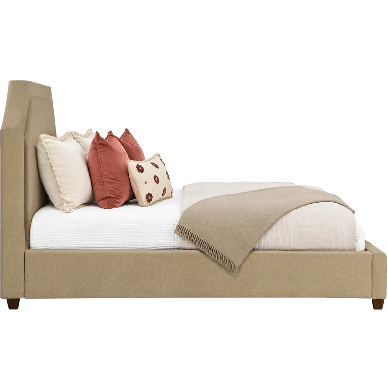 Gwen Mellow Teak King Bed 6/6