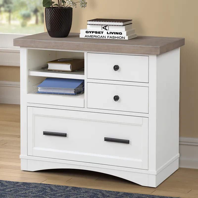 Americana Modern Cotton Functional File with Power Center