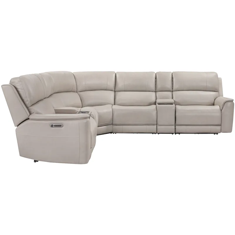 Easton Steamboat Quartz 7 Piece Zero Gravity Power Reclining Sectional with Power Adjustable Headrests