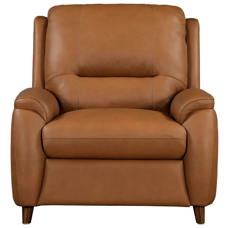 Austin Caramel Cream Power Reclining Sofa and Recliner