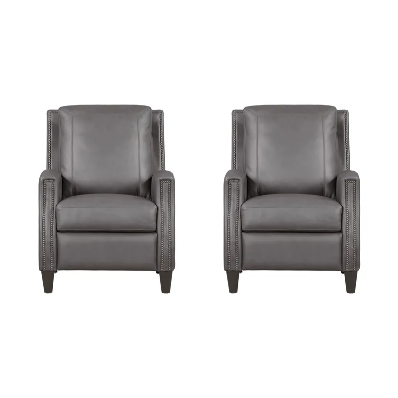 Hunter Echo Grey Power Cordless High Leg Recliner P2 Two Pack
