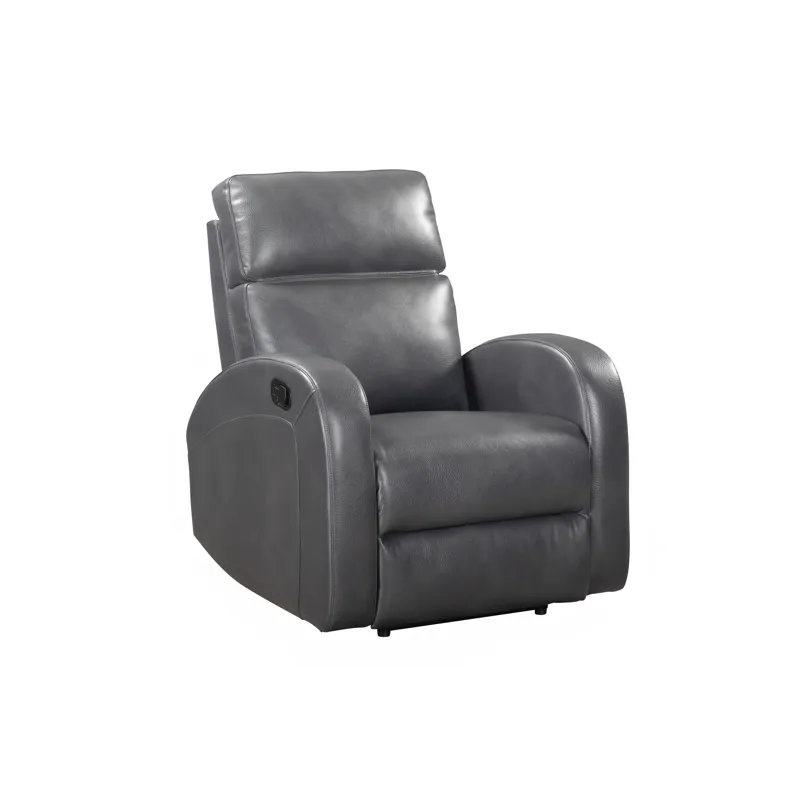 Devin Pebble Grey Manual Recliner