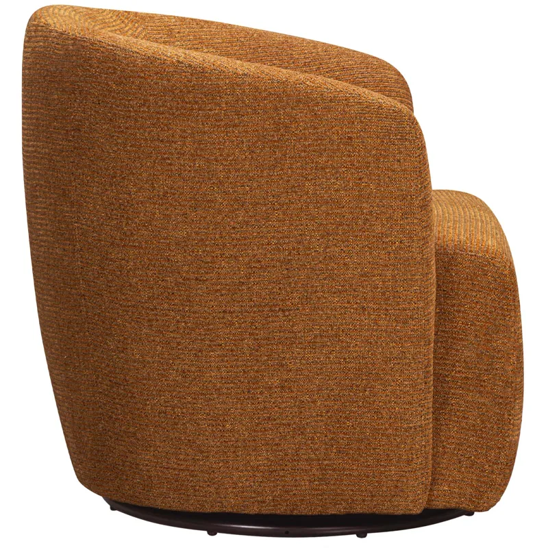 Mingle Thatch Jute Swivel Glider Accent Chair Two Pack