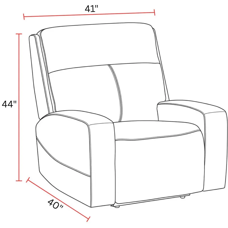 Traxton Jasper Moss Power Zero Gravity Recliner P3 Two Pack