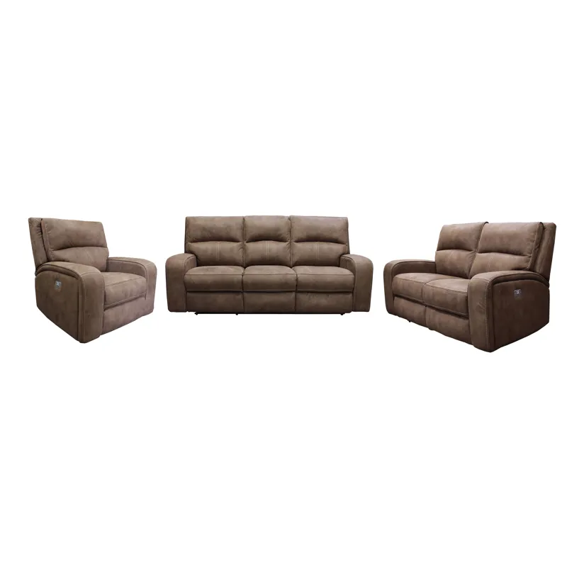 Polaris Kahlua Power Reclining Sofa Loveseat and Recliner