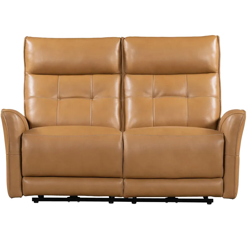 Gershwin Lucca Butterscotch Power Reclining Sofa and Loveseat