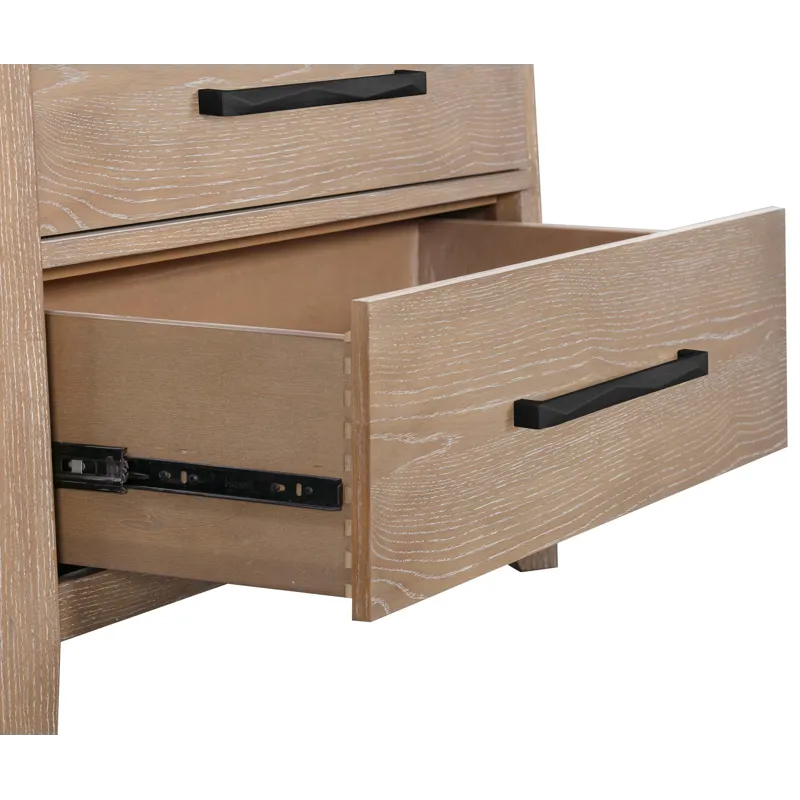 Breckenridge Bedroom Queen Bed 2 Nightstands Dresser with Mirror and Chest