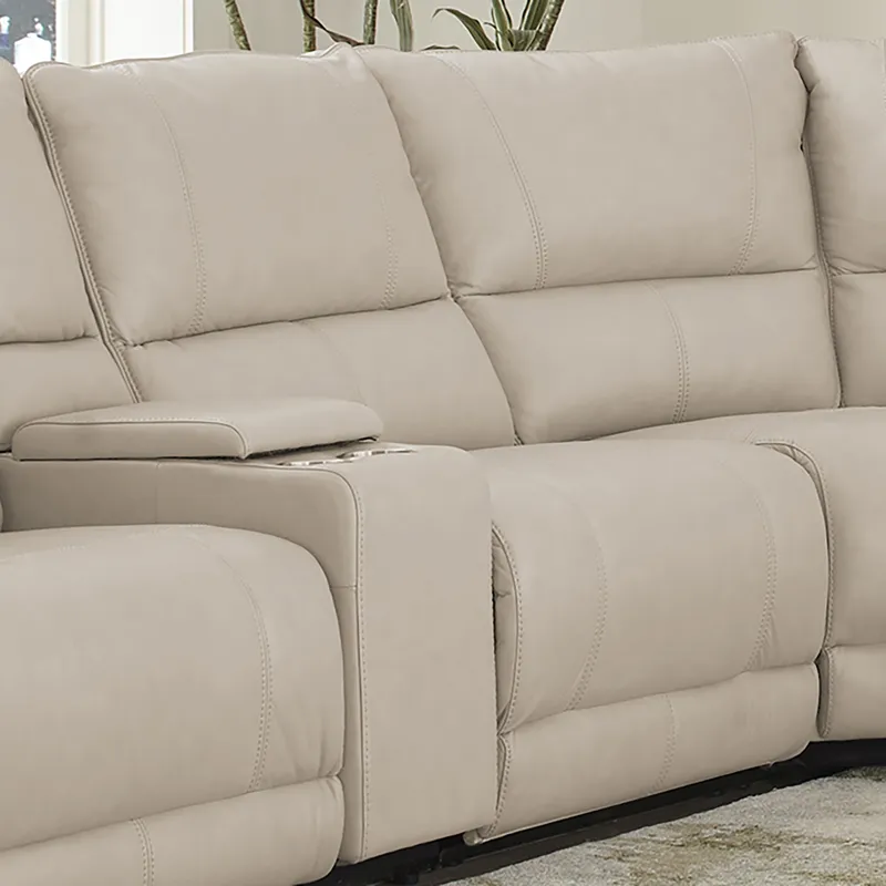 Whitman Verona Linen - Powered By Freemotion Power Cordless Armless Recliner