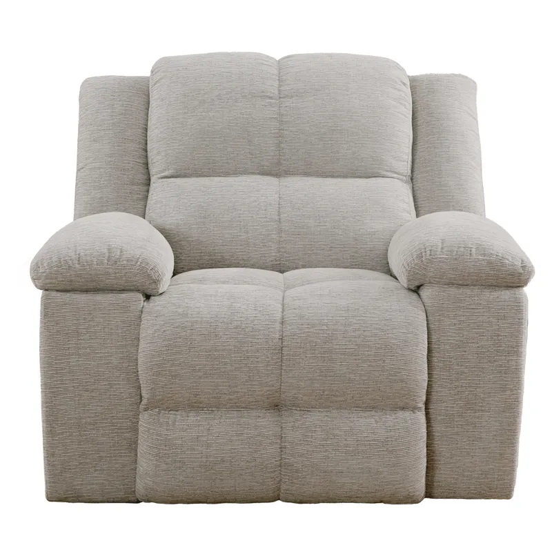 Buster Opal Taupe Manual Reclining Sofa Loveseat and Recliner