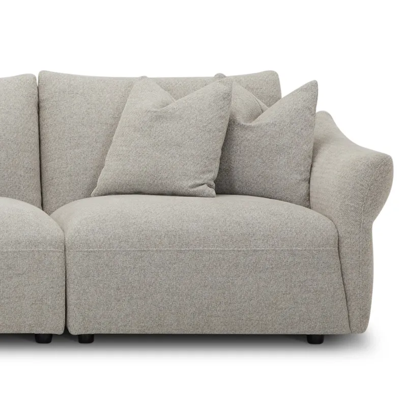 Playful Canes Cobblestone 6 Piece Modular Sectional