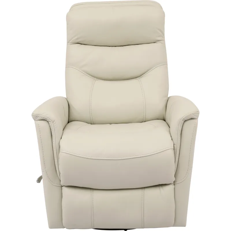 Gemini Ivory Swivel Glider Recliner Two Pack