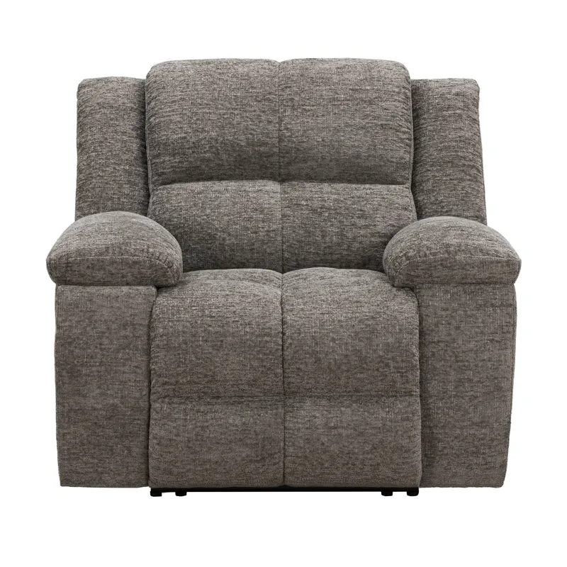 Buster Cabot Stone Manual Reclining Sofa and Recliner
