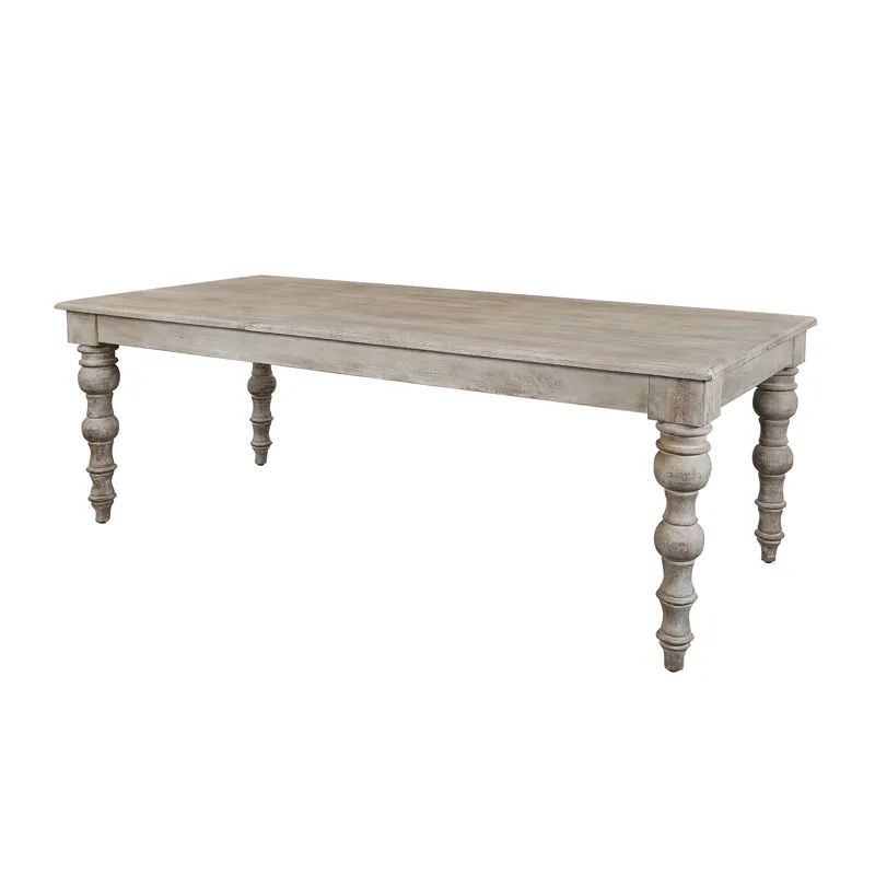 Crossings Eden Dining 84 Inch Rectangular Dining Table With 4 Upholstered Chairs