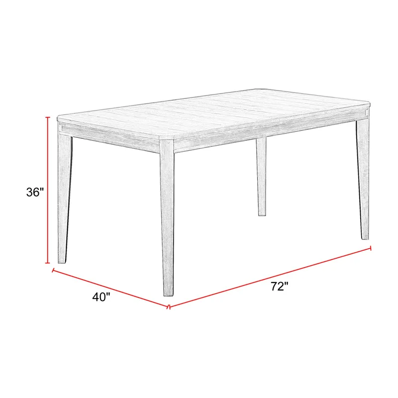 Breckenridge Dining 72 Inch Rectangular Counter Table with 4 Upholstered Stools and Buffet Server