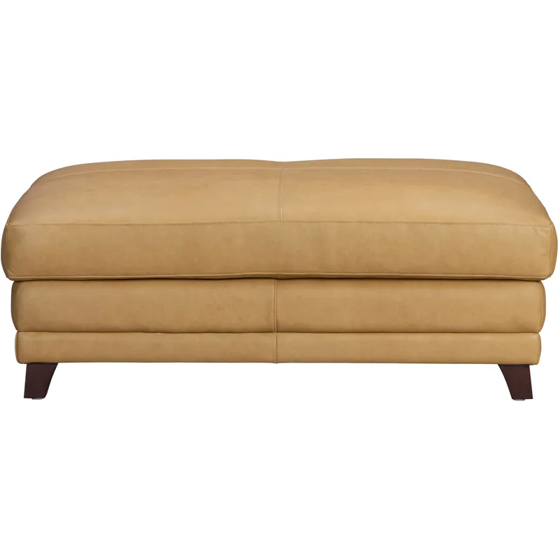 Hayden Renaissance Marigold Stationary Chair and a Half with Ottoman