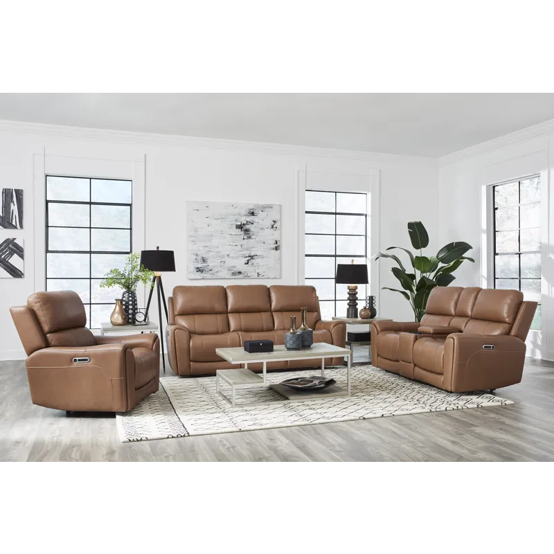 Hancock Apple Cider Zero Gravity Power Reclining Sofa Loveseat and Recliner