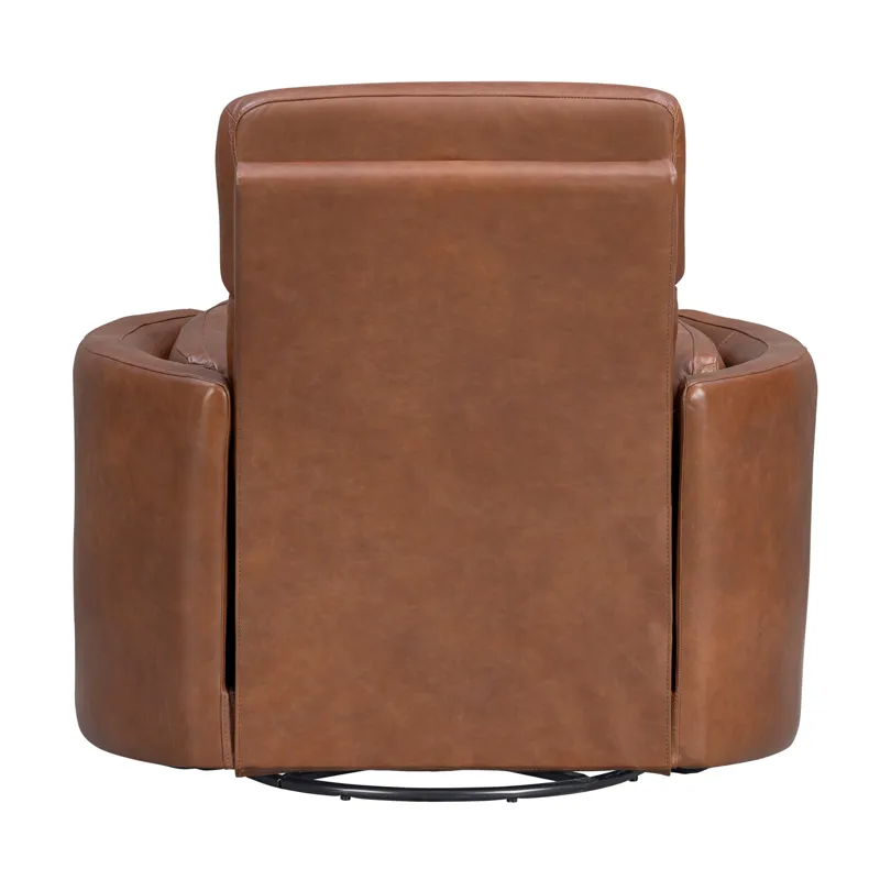 Radius Vintage Whiskey Swivel Power Glider Recliner Two Pack