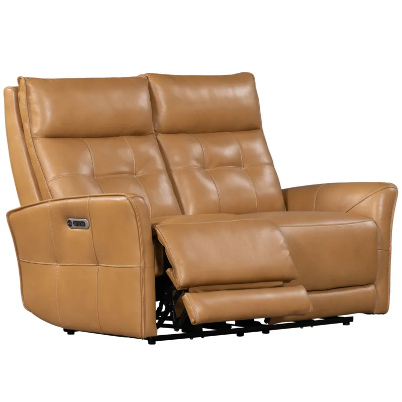 Gershwin Lucca Butterscotch Power Reclining Sofa and Loveseat