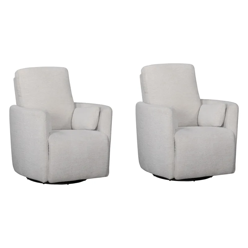 Turner Mascarpone Manual Swivel Glider Recliner Two Pack
