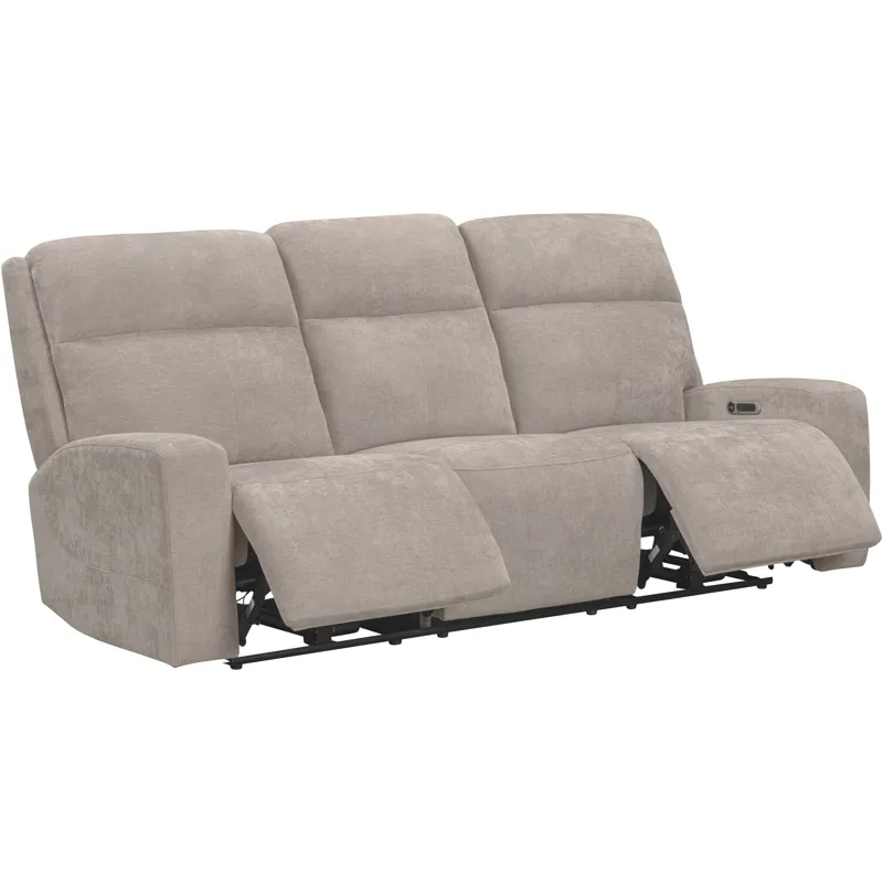 Traxton Jasper Taupe Power Zero Gravity Sofa and Loveseat