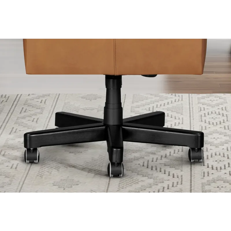 Dc132 Renaissance Cayanne Leather Desk Chair