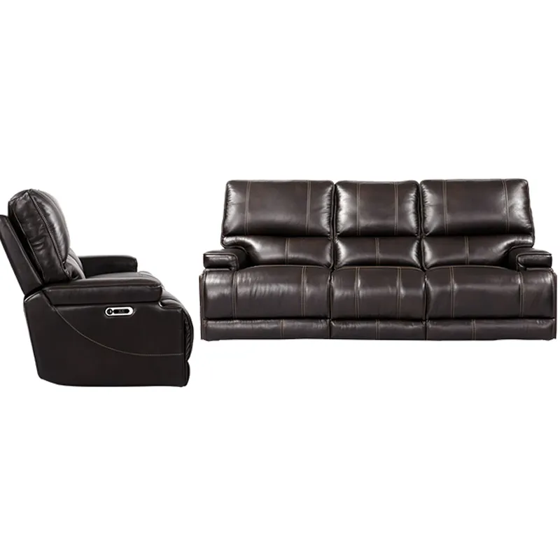 Whitman Verona Coffee - Powered By Freemotion Power Reclining Sofa and Recliner