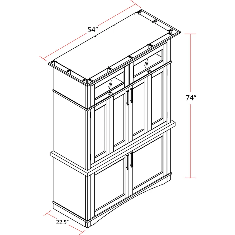 Americana Modern Dove Workstation Crown