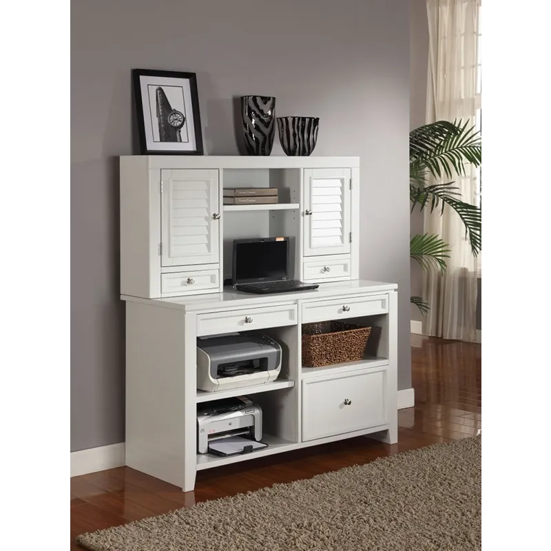 Boca Credenza with Hutch
