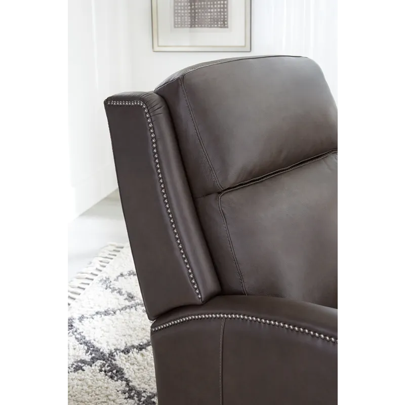 Vermont Slate Noire Power Cordless High Leg Recliner P2 Two Pack