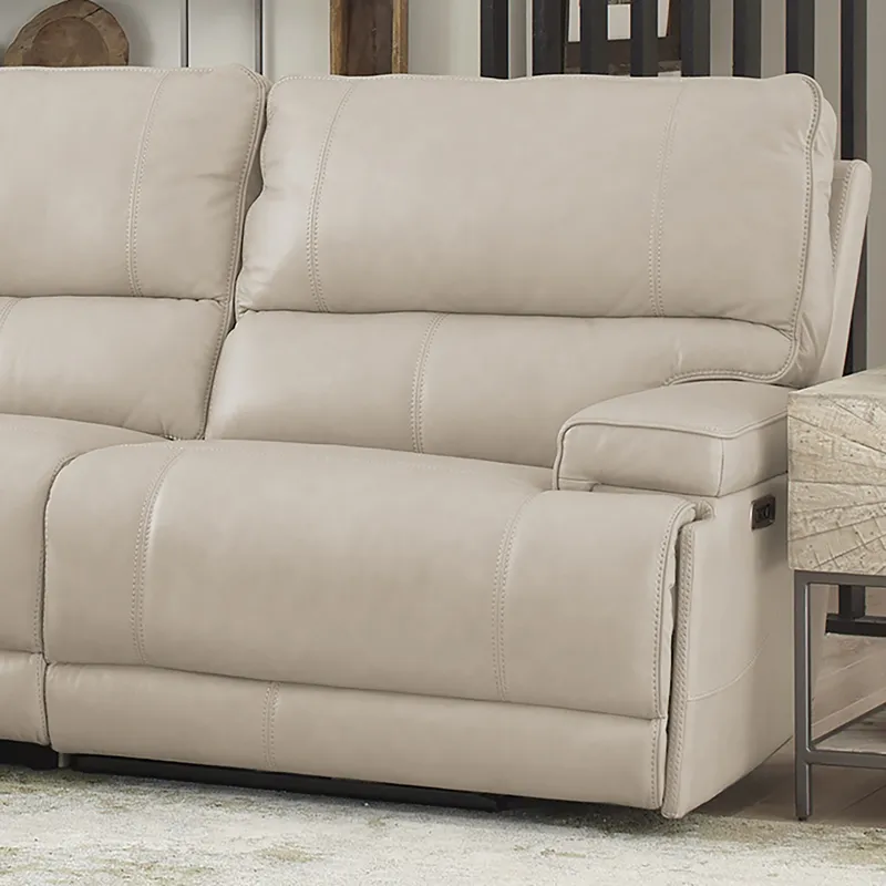 Whitman Verona Linen - Powered By Freemotion Cordless Power Right Arm Facing Recliner