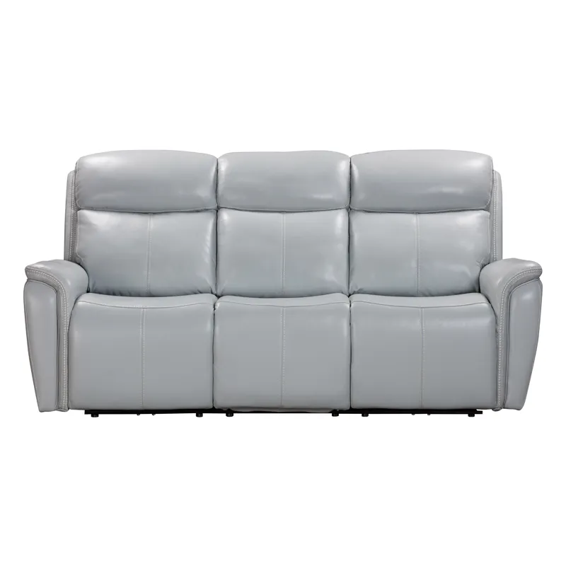 Cascade Seamist Grey Power Reclining Sofa and Loveseat