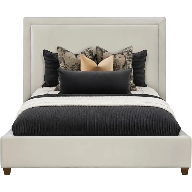 Kimberly Mystical Linen King Bed 6/6