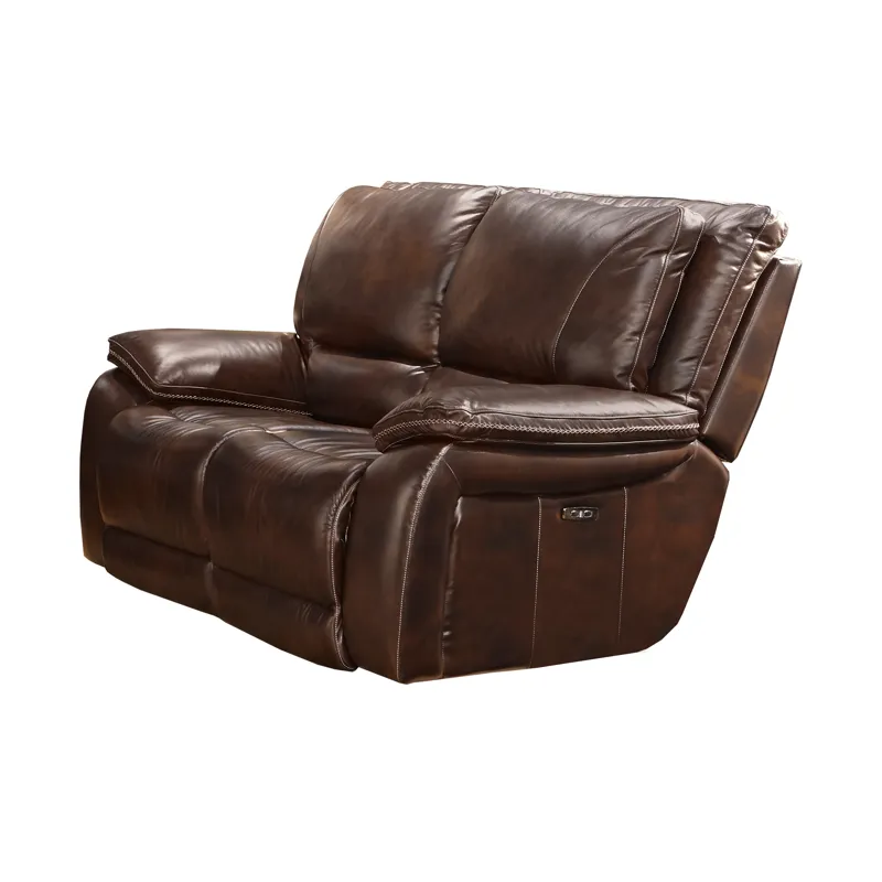 Vail Burnt Sienna Power Reclining Sofa Loveseat and Recliner