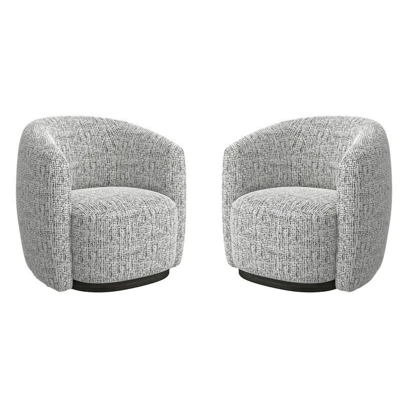 Tatum Nightshade Swivel Accent Chair