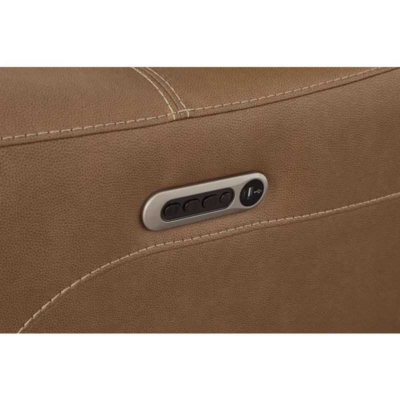 Hancock Apple Cider Zero Gravity Power Reclining Sofa and 2 Recliners