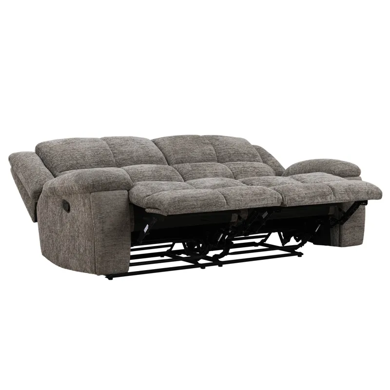 Buster Cabot Stone Manual Reclining Sofa and Recliner